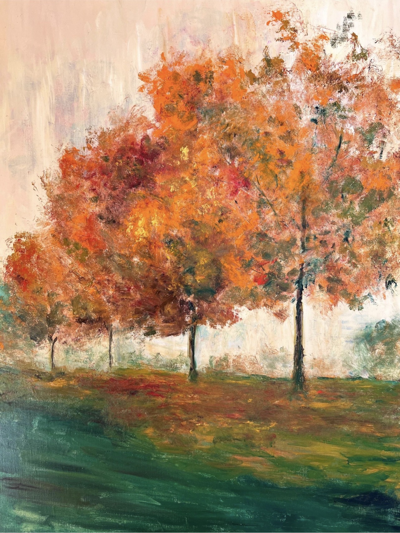 Breath of Autumn. Falling Leaves by Marina Stognieva